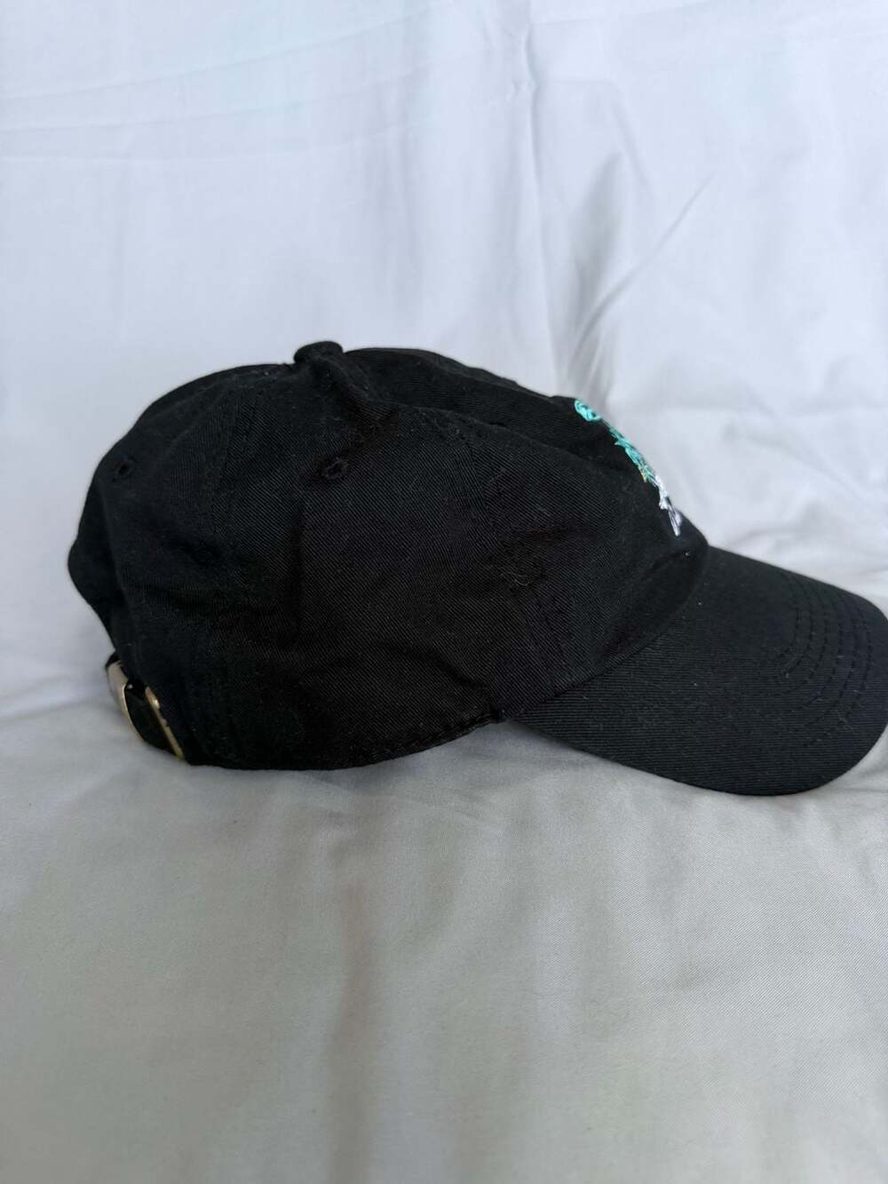 Chubbies Toucan Tropical Palm Bird Embroidered Black Dad Hat - Picture 5 of 9